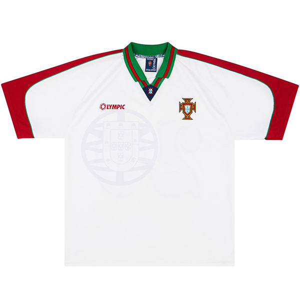 Portugal trasferta maglia retrò da divisa da calcio da uomo seconda maglia sportiva da calcio 1996-1997